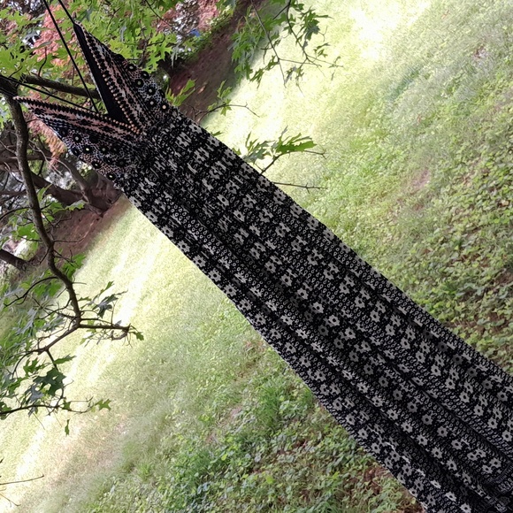 Free People Good Vibes Boho Maxi Midi Dress Medium NWT - Picture 5 of 13